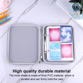 GETBSTOOP Card Holder for Yoto Mini Cards 80 Pockets Soft Portable Card Binder Card Holder with Zipper for Yoto Player & Mini Audiobook Cards, Yoto Accessory