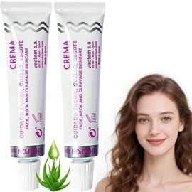 2PC Crema Antienvejecimiento para Mujeres,crema hidratante y regeneradoraCrema Facial, Cuello y Escote con Colágeno y Vitaminas ,Hidratante Profunda，Face Neck ,Decolleté Anti-ageing Cream with Collagen