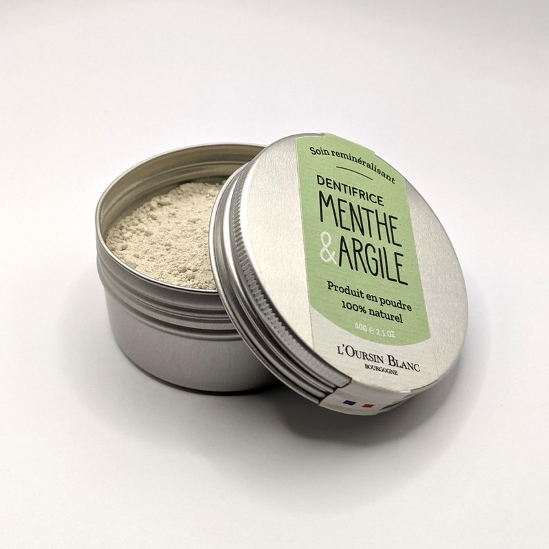 Mint & Argan Powder Toothpaste - 60 g - Natural