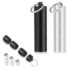 Portable 3-Tier Pill Car Keyring Keyring Silver 5ea
