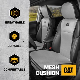 Caterpillar AeroMesh Car Seat Covers Cushions, Breathable Full Coverage Universal Front Seat Protectors Mesh Seat Cushions for Car Cushions, Fits Most Vehicles (2PC)