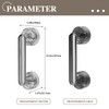 Tyothimm Suction Cup Door Handle, Waterproof Suction Cup Handle, Transparent