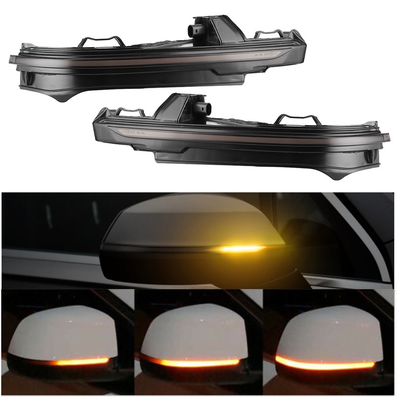 12V 1.5W LED Dynamic Sequential Blink Exterior Side Mirror Indicator