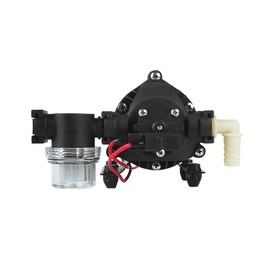 SEAFLO 12V 1.8 GPM 80 PSI 35-Series DC Diaphragm Pump – Self-Priming High-Pressure Water Pump for RVs, Boats, Agriculture, and Cleaning – Quiet Operation, Run-Dry Safe, Built-In Pressure Switch