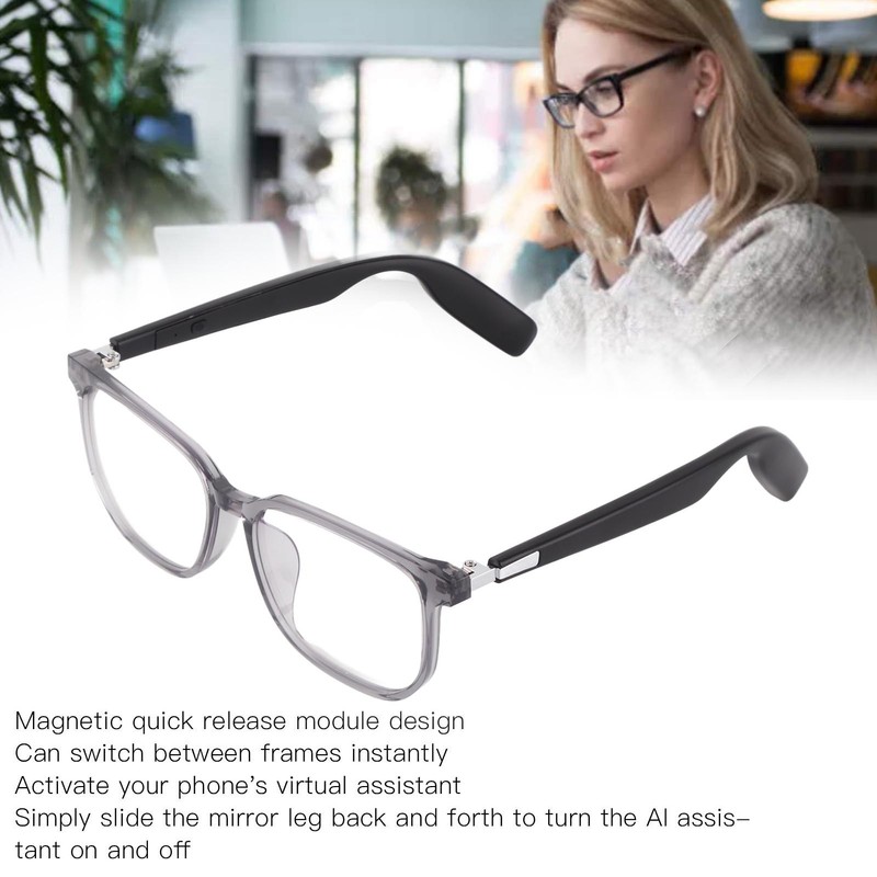 Smart Sound Glasses Blue Light Blocking Hands Free Calling IP65
