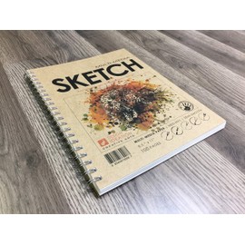 Design Ideation Brand Multi-Media Sketchbook : Premium Paper Creative Project Book for Pencil, Ink, Marker, Charcoal and Watercolor Paints. Great for Art, Design and Education. (8.5" x 11")