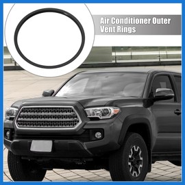 VekAuto 4 Pcs Air Conditioning Outer Vent Rings AC Decoration Trim Covers for Toyota Tacoma 2016-2022 Black Auto Accessories