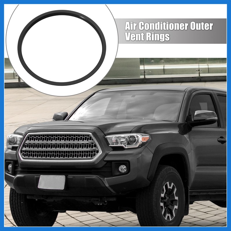 VekAuto 4 Pcs Air Conditioning Outer Vent Rings AC Decoration