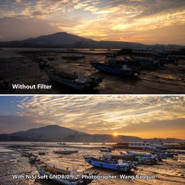 NiSi Grad ND Filter - Soft GND8 (0.9/3 Stop) 75x100mm