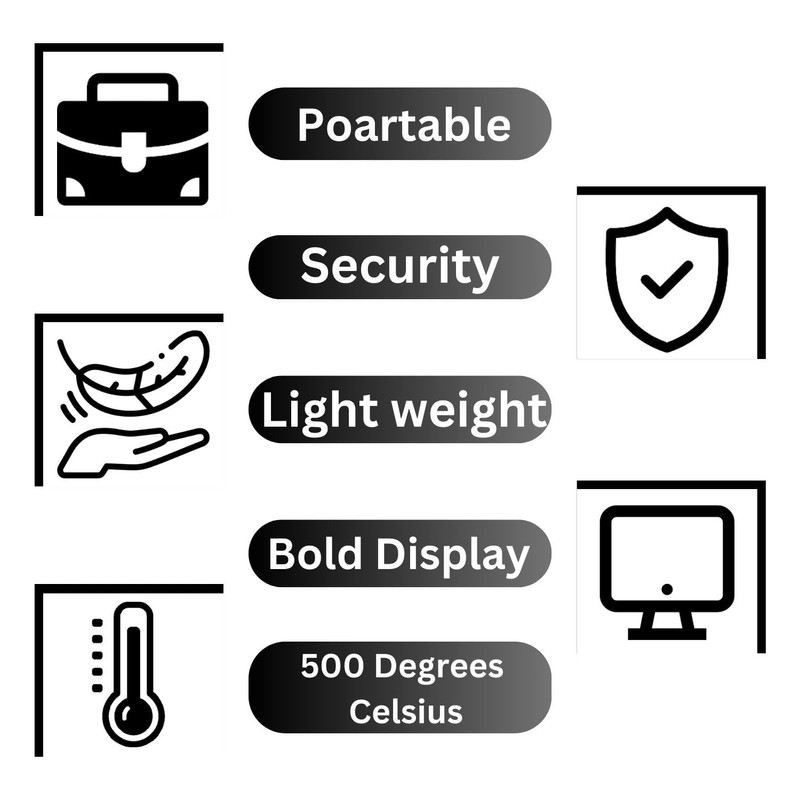 Thermometer for Outdoor Pizza Oven - VITCAS Freestanding Pizza Oven