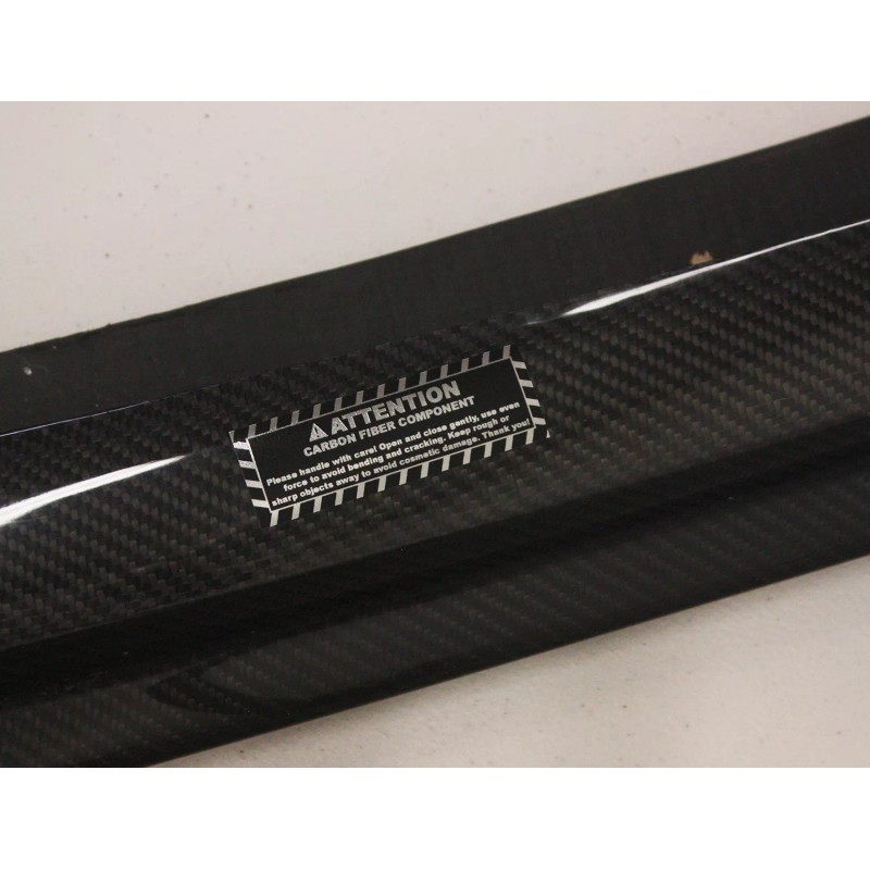 Hachi Auto Carbon Fiber Component Handle with Care Printed Black