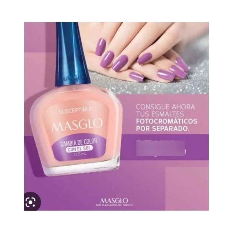 Masglo Esmaltes Masglo Kit De 3. Cambian De Color Con