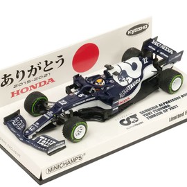 Mini Champ 1/43 Scuderia Alpha Tauri Honda AT02 2021 Turkish GP #22 Hiroki Kadoda "Thank You Honda" Color, Finished Product