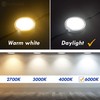Lvyinyin Under Cabinet Lighting Dimmable LED Puck Lights, Above or