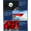 Nilight Taillight Assembly Compatible with 2008 2009 2010 2011 2012