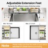 SNTD Dish Drying Rack - Extendable Dish Rack, Large Sink