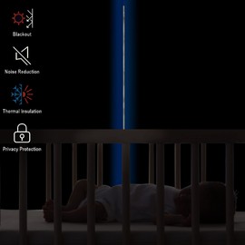 Diraysid Royal Blue Blackout Curtains for Bedroom and Living Room Thermal Insulated Room Darkening Curtains Drapes, 52 x 63, 2 Panels