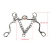 Pelham Horse bit, bocado de Cobre de Acero Inoxidable para
