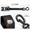 Ratchet Tie Down Straps for Cargo Securing – 4-Pack Heavy-Duty