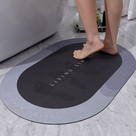 [Igeozjim] Washable diatomaceous earth release mat Ballast mat blue gray