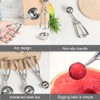 Melon Baller Scoop, Melon Baller, Ice Cream Scoop with Easy