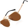 DUCO 3039 Polarized Sunglasses, Unisex, UV400, Pilot, Teardrop, Glassan, Fashion