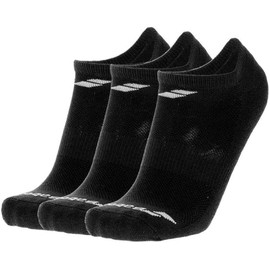 Babolat Invisible 3 Pairs Pack Unisex Socks (US, Numeric, 9.5, 11.5, Regular, Regular, Black/Black)