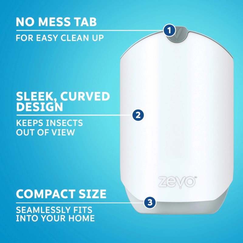Zevo Fly Trap Plug-In UV Light Gnat & Fruit Fly