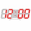 Jomoo Digital 3D LED Wall Desk Alarm Clock 9.7" Brightness