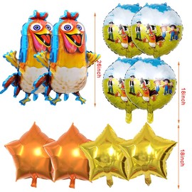 10PCS Bauernhof Geburtstag Deko,Bauernhoftier Luftballons,Ballon Set Bauernhof,Bauernhof Tier Partydekorationen,Geeignet für Kindergeburtstagsfeier Themenparty,Partydekorationen