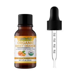 Grimweed Apothecary Organic Orange essential oil - 100% Pure and Natural - Free Shipping