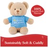 GUND “I'm The Big Brother” Sustainable Message Bear with Blue