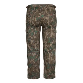 Mossy Oak Cotton Mill 2.0 Camo Hunting Pants for Men Camouflage Clothes, Medium, Greenleaf