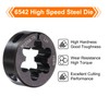 sourcing map Round Threading Die M12 x 0.75 Metric Thread
