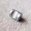 Half Forest Furniture Knobs Matt Silver 10 Cylindrical Drawer Knobs