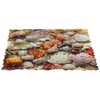 Brandseller Bath Mat Shower Mat with 4 Print Designs Pink, Shells