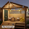 YUMAMEI Solar Pendant Lights, Solar Powered Shed Light with Pull