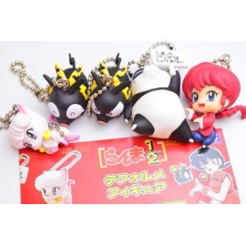 Ranma 1/2 Deformed Figure Keychain (2014) Brand New Factory Sealed Japan Import