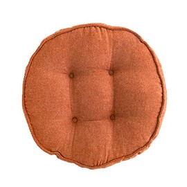 Vctops - Almohadillas suaves para sillas de 45,72 cm de diámetro, muy cómodas, gruesas, redondas, para cocina, comedor, sillas de oficina (naranja, 45,72 x 45,72 cm)
