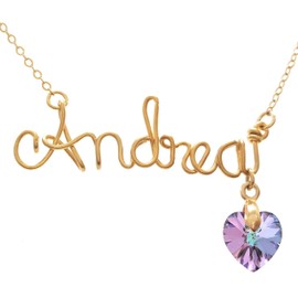 Collar con Nombre Personalizado a mano en Chapa de Oro Premium |Tutti Joyería Artesanal