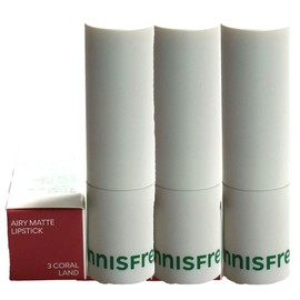 Innisfree Airy Matte Lipstick 3 Coraland x3 / 이니스프리 에어리 매트 립스틱 3 코랄랜드 x3개