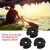 TOPINCN Deck Line Guide Kayak Line Guide Nylon Large Round