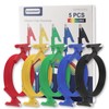 EXQUMART 5 Pcs Heavy Duty Alligator Clips Electrical, Dual Ended
