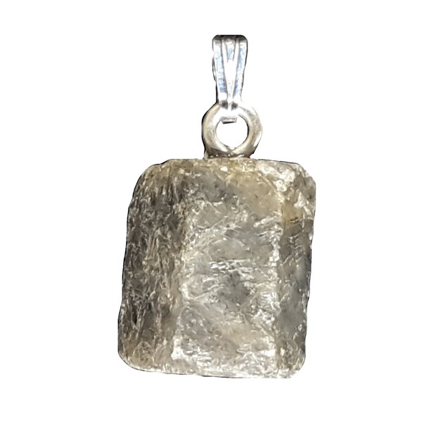 Krio® – Sapphire/Sapphire/Corundum Crystal Pendant with 925 silver eyelet