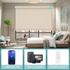 Changshade Smart Roller Shade with Remote Control Blackout Automatic Window