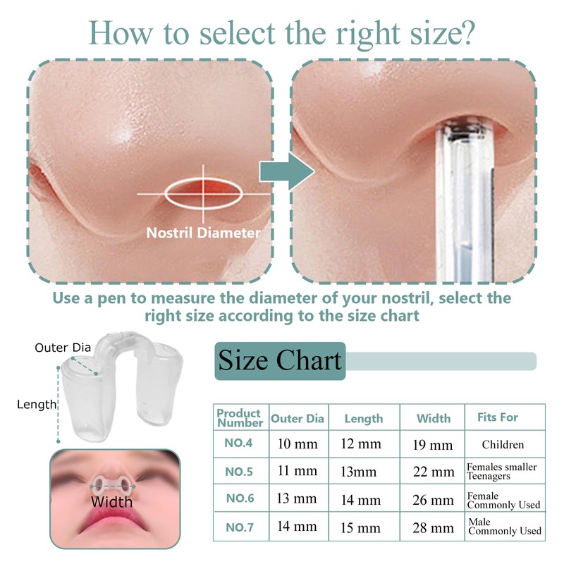 Nostril Retainer - Nose Internal Support Protector for Brace Fracture,