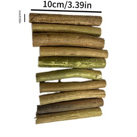 PB Toys 10PCS Sola Stick Bird Toys Soft- Bird Beak Grinding Toy Forage Chew Parrot Parrotlet Budgie -Small, Medium and Large Parrots