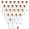 24 Pcs 30ml/1oz Glass Bottles Transparent Mini Glass Vials Empty