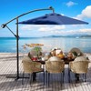 10FT Cantilever Patio Umbrella with Cross Base, Outdoor Offset Market