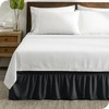 Bare Home Adjustable Wrap Around Ruffled Bed Skirt - 15-inch